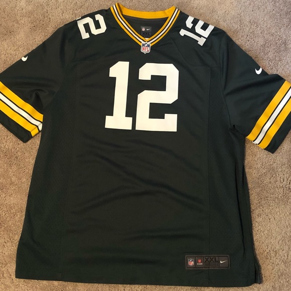 yellow aaron rodgers jersey